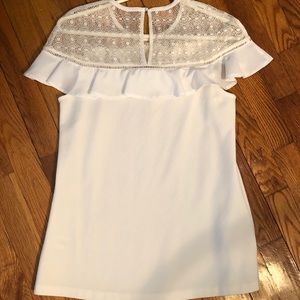 White lace top from Witchery